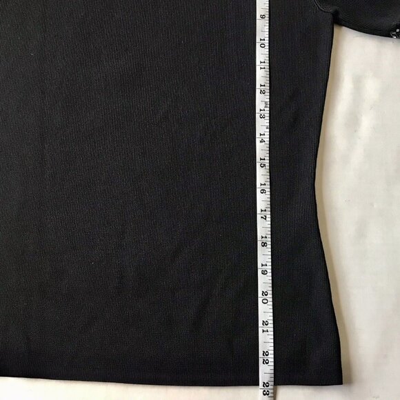 Vintage Pierri New‎ York Black Embellished Top Size XL - Picture 7 of 8